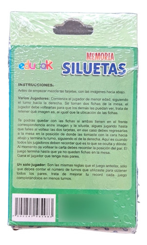 Juego Memoria Siluetas - Material Didáctico