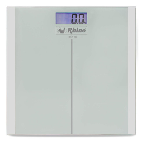 Báscula Rhino De Baño Digital Soporta Hasta 180 Kg Baba-180