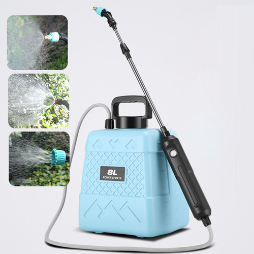 Pulverizador Eléctrico Para Césped, Pulverizador 8l Azul