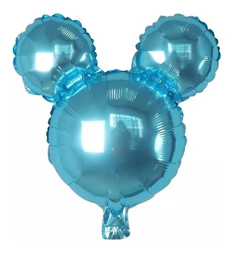 Globo Mickey Celeste Liso 