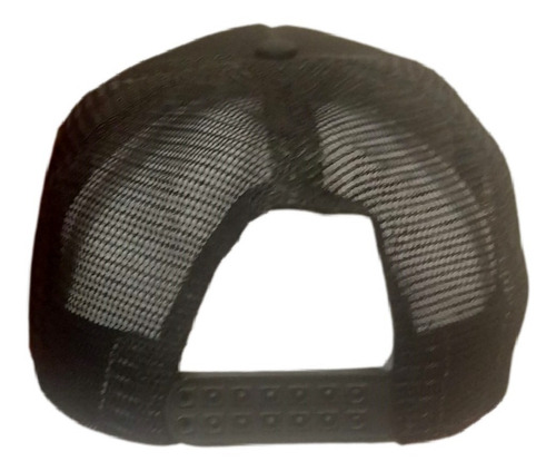 Imagen 4 de 5 de Gorra Trucker Globo 2 Bordado Huracán Negro Infantil