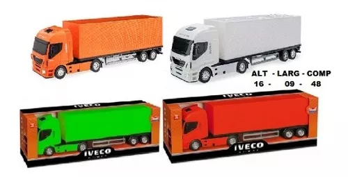 Carretas brinquedo da iveco na promocao