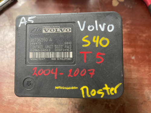 Modulo De Bomba De Frenos Abs De Volvo S-40 T5 2005