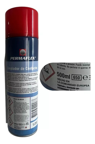 Limpiador De Contacto Electrónico 500ml Permaflex 