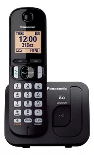 Telefone Sem Fio Panasonic Dect 6.0 Viva-voz Kx-tgc210lbb