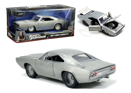 Dom's 1968 Dodge Charger R/t Rapido Y Furioso 1:24 Jada Toys