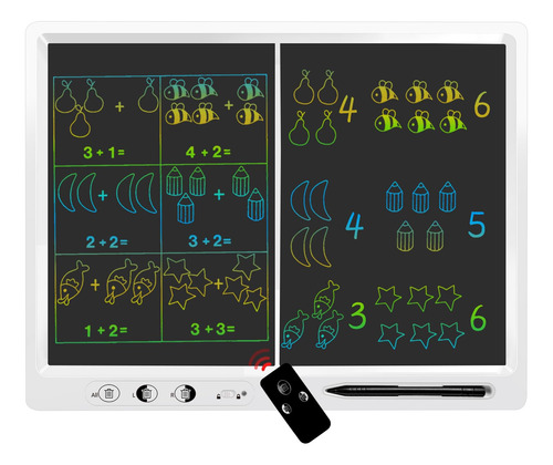 Tableta De Escritura Lcd Para Ninos, Pantalla Colorida De 22