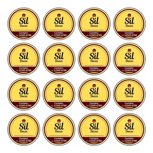 500 Adesivos Personalizados 4x3cm Não Rasga E Pode Molhar