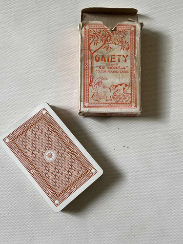 Juego Barajas Naipes Eroticos Antiguos 60s Gaiety Excelente! (Usado)