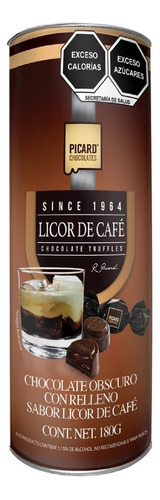 Picard chocolate oscuro con licor de café 180g