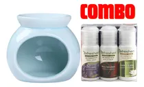 Comprar Combo Sachetero Ceramica Color + 3 Aceites Esenciales 16 Ml