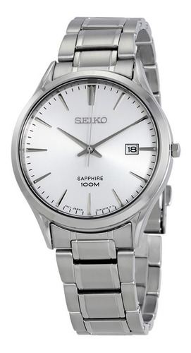 Reloj Seiko Clasico Sumergible Con Cristal De Zafiro Sgeg93 