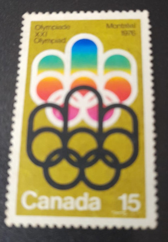 Sello Postal Canadá - Juegos Olimpicos Montreal Canada 1