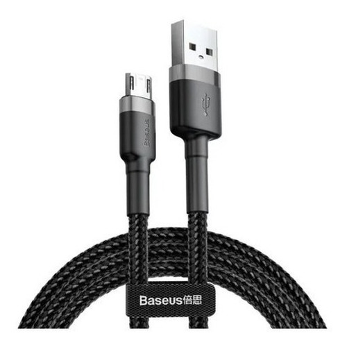 Cable micro USB Cafule de 2,4 a 50 cm para Samsung J1 Mini