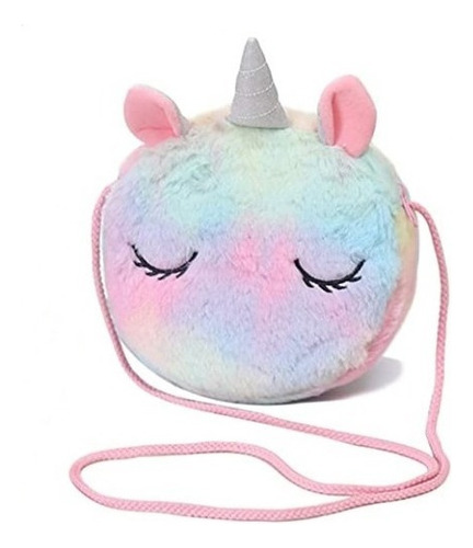 Bolsa Unicornio De Peluche Niña Mujer Bolso De Las Señoras