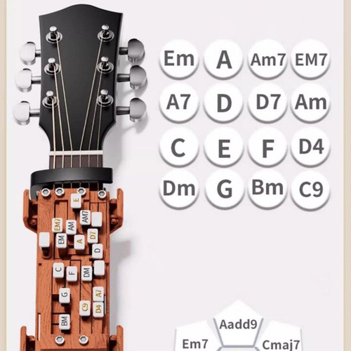 Herramienta De Ayuda Para Guitarra Auxiliar Para Marrón