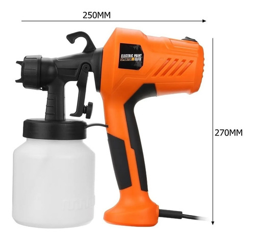 Imagen 4 de 7 de Rociador Pistola Pintura Eléctrico Pulverizador Herramienta