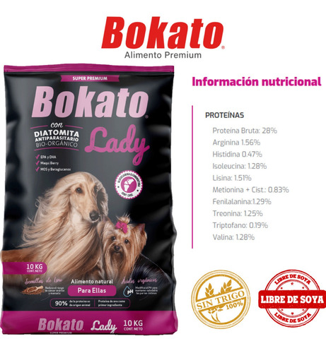 Alimento Para (perros) Hembras Bokato Lady - Kchilupipets