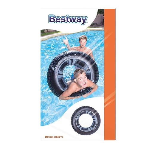 Salvavidas Inflable Flotador Diseño De Rueda Pileta Bestway