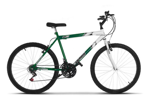 Bicicleta  de passeio Ultra Bikes Bike Aro 26 18v freios v-brakes cor verde/branco