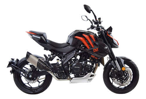 Motocicleta Dinamo Deportiva Skeleton 400cc Naranja