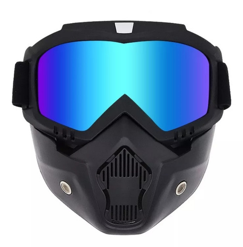 Mascara Y Goggles Para Motocross Lentes Moto Gotcha Skate Color de la lente Tornasol Color del armazón Negro
