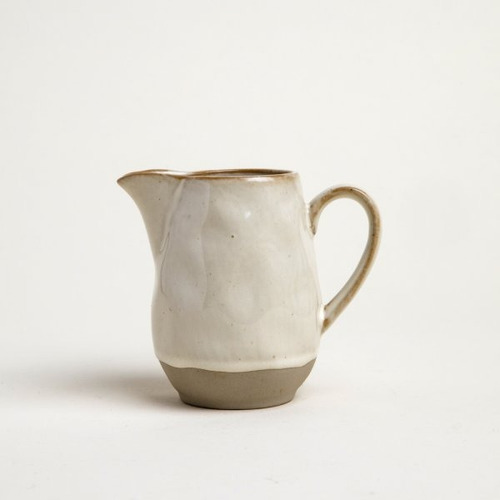 Lechera De Ceramica Salsera Lecherita 250 Ml Color Beige