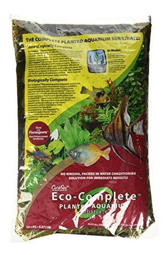 Eco-complete 20 Libras Para Acuario Plantado - Negro.