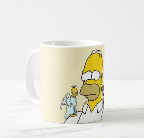 Caneca Porcelana Personalizada Os Simpsons - 5