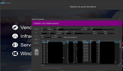 Sistema De Ponto , Com Biometria