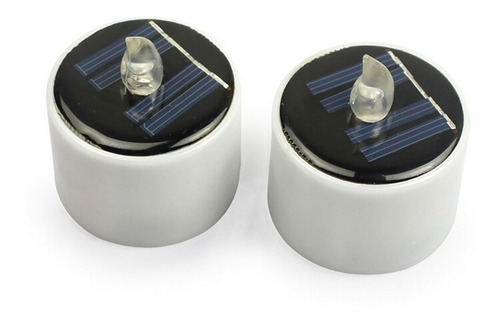 Imagen 1 de 4 de 2 Lamparas Solares Con Luz Led Para Jardin
