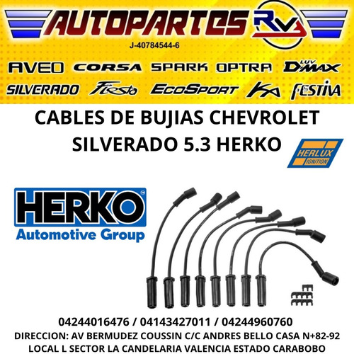 Cables De Bujias Silverado 5.3 /silverado 3500hd/tahoe 