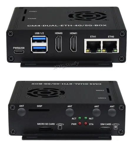 Mini Computadora Gigabit Ethernet 5g/4g Con Carcasa De Metal