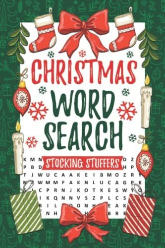 Book : Christmas Word Search Stocking Stuffers Fun Christma