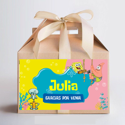 Kit Imprimible Personalizado Bob Esponja, Cumpleaños