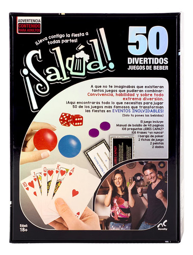 Salud 50 Juegos De Beber Novelty Cartas Preguntas Yo Nunca