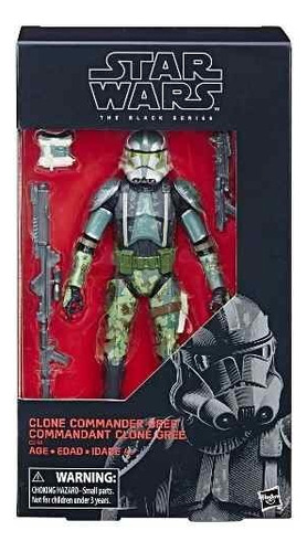 Figura de acción Commander Gree 2017 SDCC Exclusive C3193 de Hasbro The Black Series