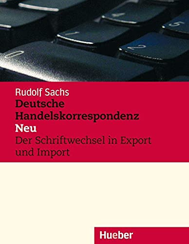 Deutsche Handelskorrespondenz, De Vvaa. Editorial Hueber, Tapa Blanda En Alemán, 9999