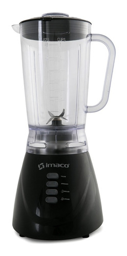 Licuadora Imaco Negro 2 Velocidades 1.25l 500w Bl4125n