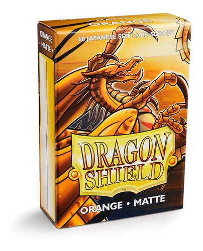 60 Protectores Mini Mate Japones Orange Dragon Shield