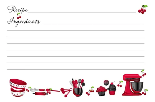 Receta Color Blanco Rojo