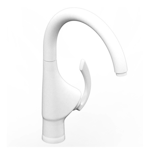 Griferia De Cocina Monocomando Hidromet Swan Blanca