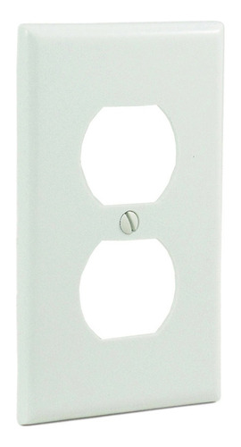 Placa Leviton Duplex Urea Blanca