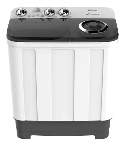 Lavadora Semiautomática Hisense Dos Tinas 11 Kg Wsa1102pcn1 Color Blanco