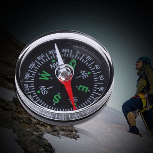 Imagen 9 de 10 de Brújula De Mano Portátil Supervivencia Acampar Scout - D999