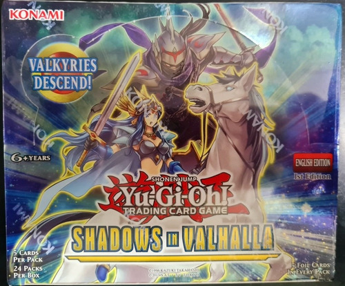 Yugioh Shadows In Valhalla Booster Box Display Inglés 24boos