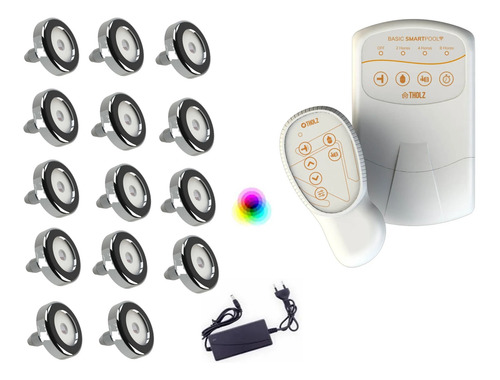 14 Leds Premium Tholz Inox 316 De 6w 1 Basic Smart Pool