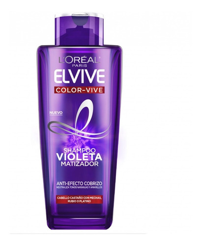Imagen 1 de 6 de Shampoo Violeta Matizador X200ml Elvive Loreal Paris