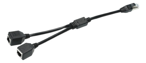 Cable Adaptador De Red Rj45, Macho A 2 Conectores Hembra