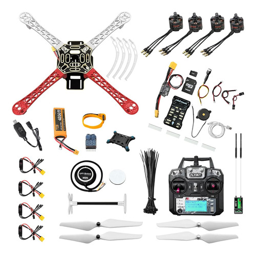 Drone Hawk's Work F450 Kit: Marco, Pixhawk, Gps, Módulo De P